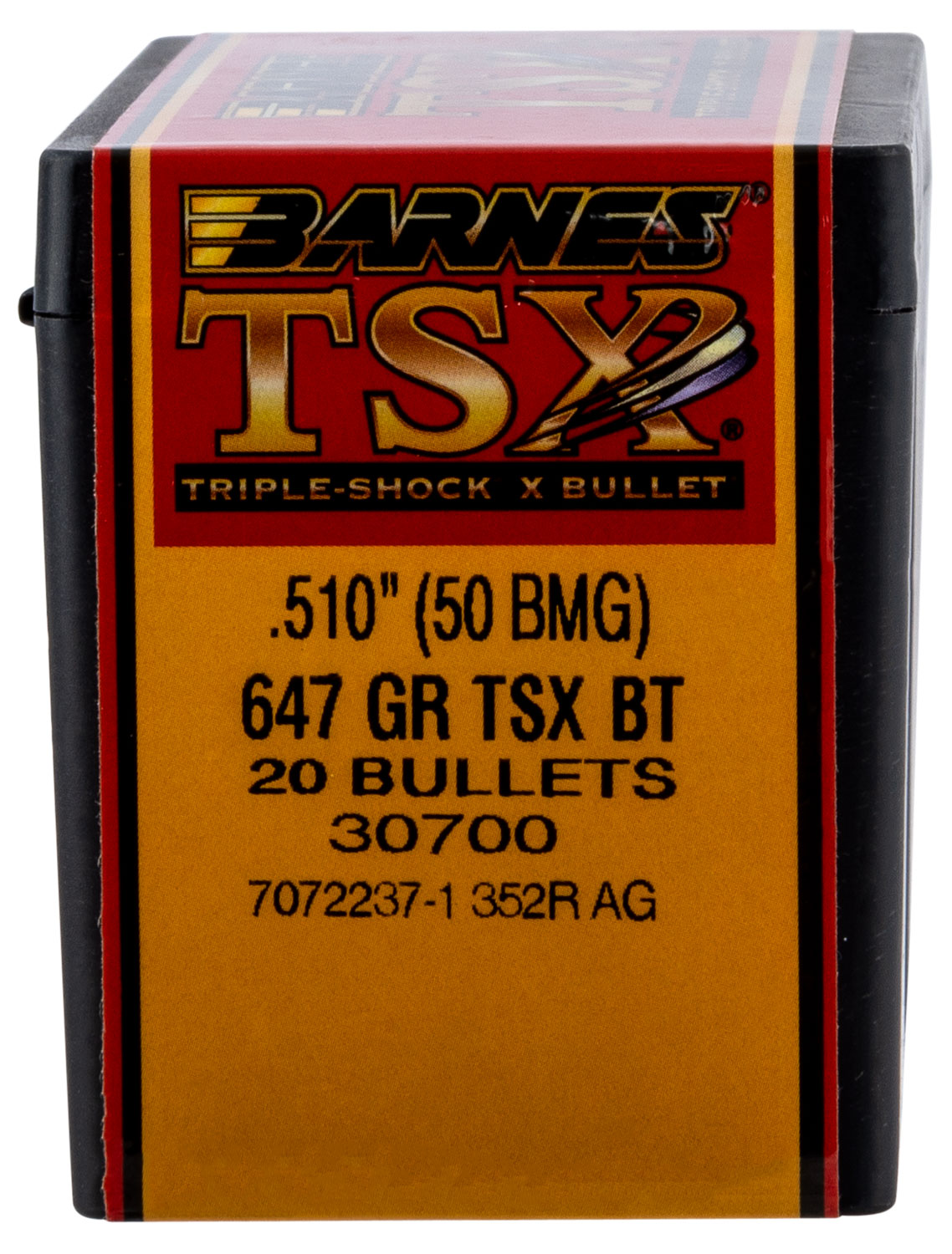 Barnes Bullets 30700 TSX 50 BMG .510 647 gr TSX Boat Tail 20 Per Box - Image 2