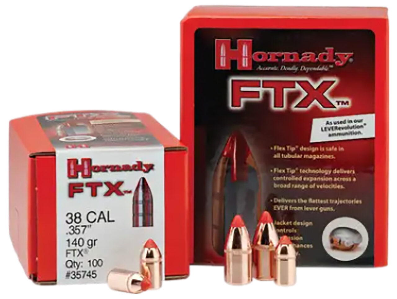 Hornady 30395 FTX 30 Cal .308 160 gr Flex Tip eXpanding (FTX)