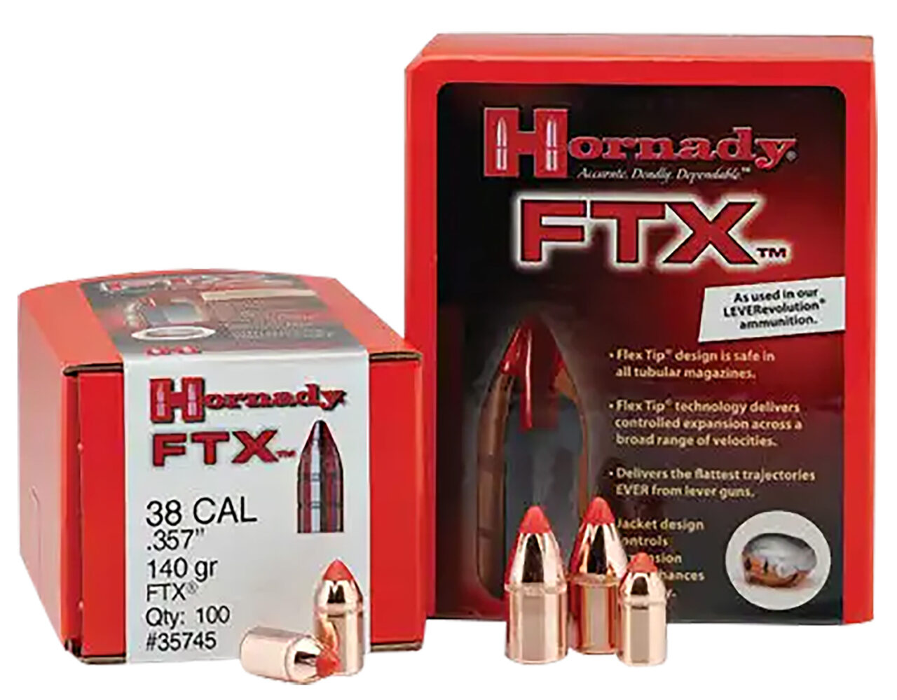 Hornady 4305 FTX 44 Cal .430 265 gr Flex Tip eXpanding (FTX)