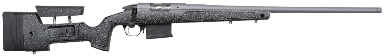Bergara Rifles BPR20308MC Premier HMR Pro 308 Win 5+1 20" Tactical Gray Cerakote Barrel, Tactical Gray Cerakote Stainless Steel Receiver, Gray Speckled Black Molded w/Mini-Chassis, Adjustable LOP & Cheek Piece Stock, Right Hand