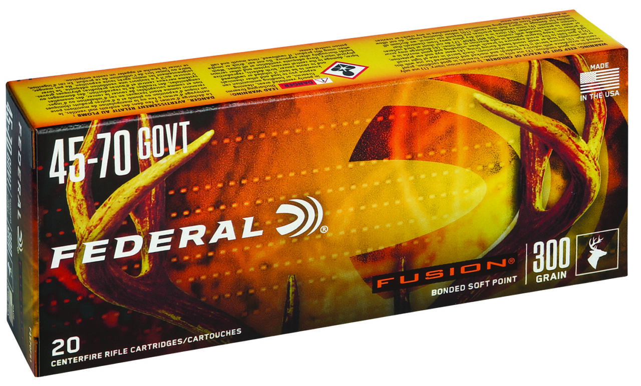 Federal F4570FS1 Fusion 45-70 Gov 300 gr Fusion Soft Point 20 Per Box/ 10 Cs - Image 3