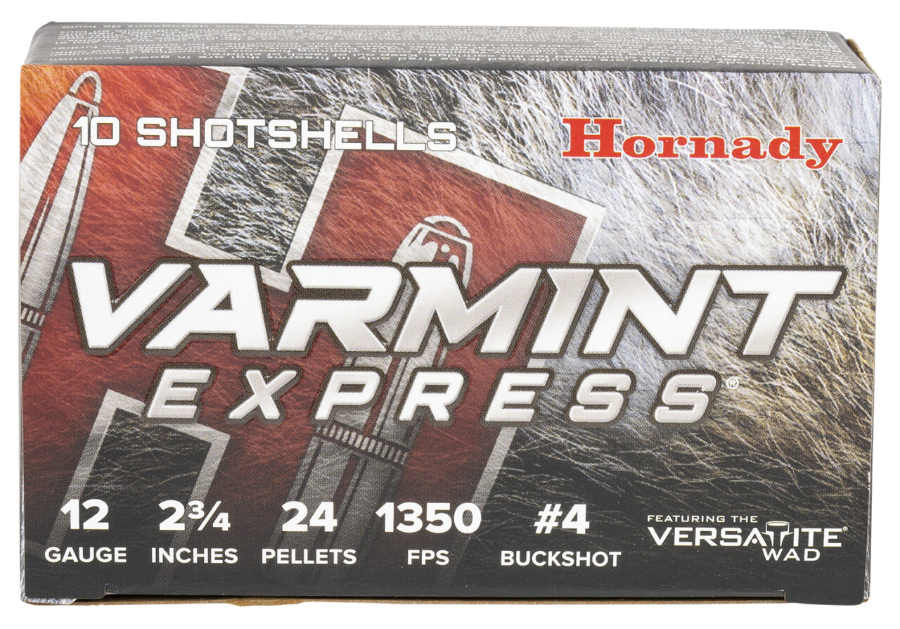 Hornady 86243 Varmint Express 12 Gauge 2.75" 4 Buck Shot 10 Per Box/ 10 Cs - Image 2