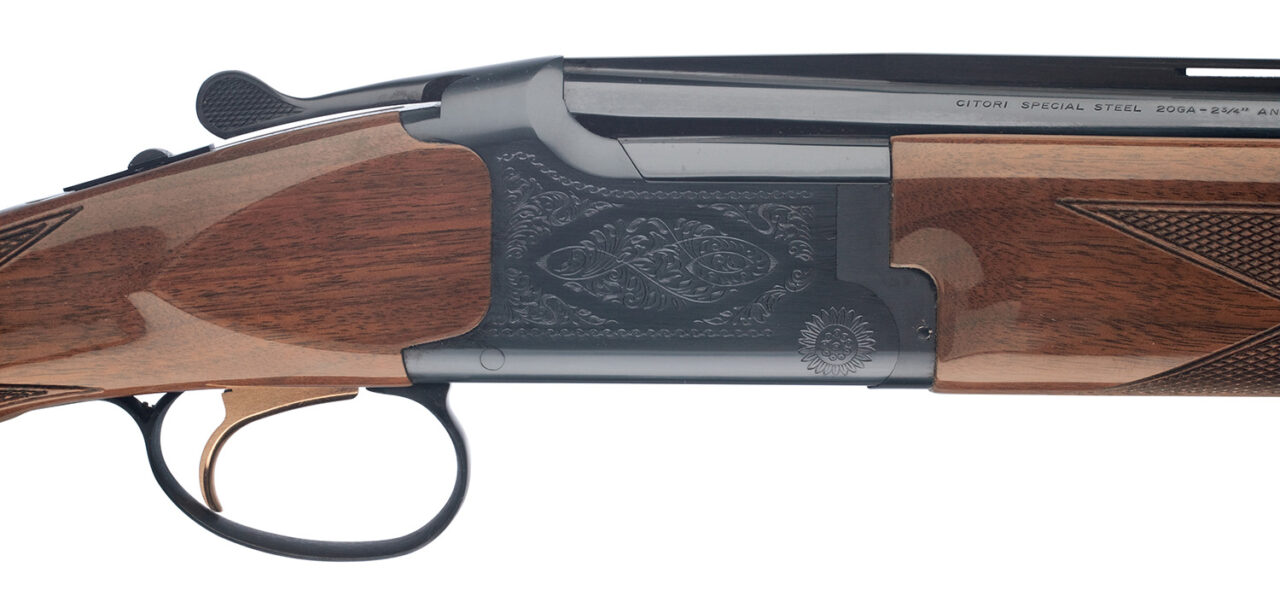 Browning 013461605 Citori Lightning 20 Gauge 26" Barrel 3" 2rd, Deep Bluing On Barrels, Receiver, Top Lever, & Trigger Guard, Gloss Black Walnut Lightening Style Stock With Rounded Forearm & Pistol Grip - Image 2