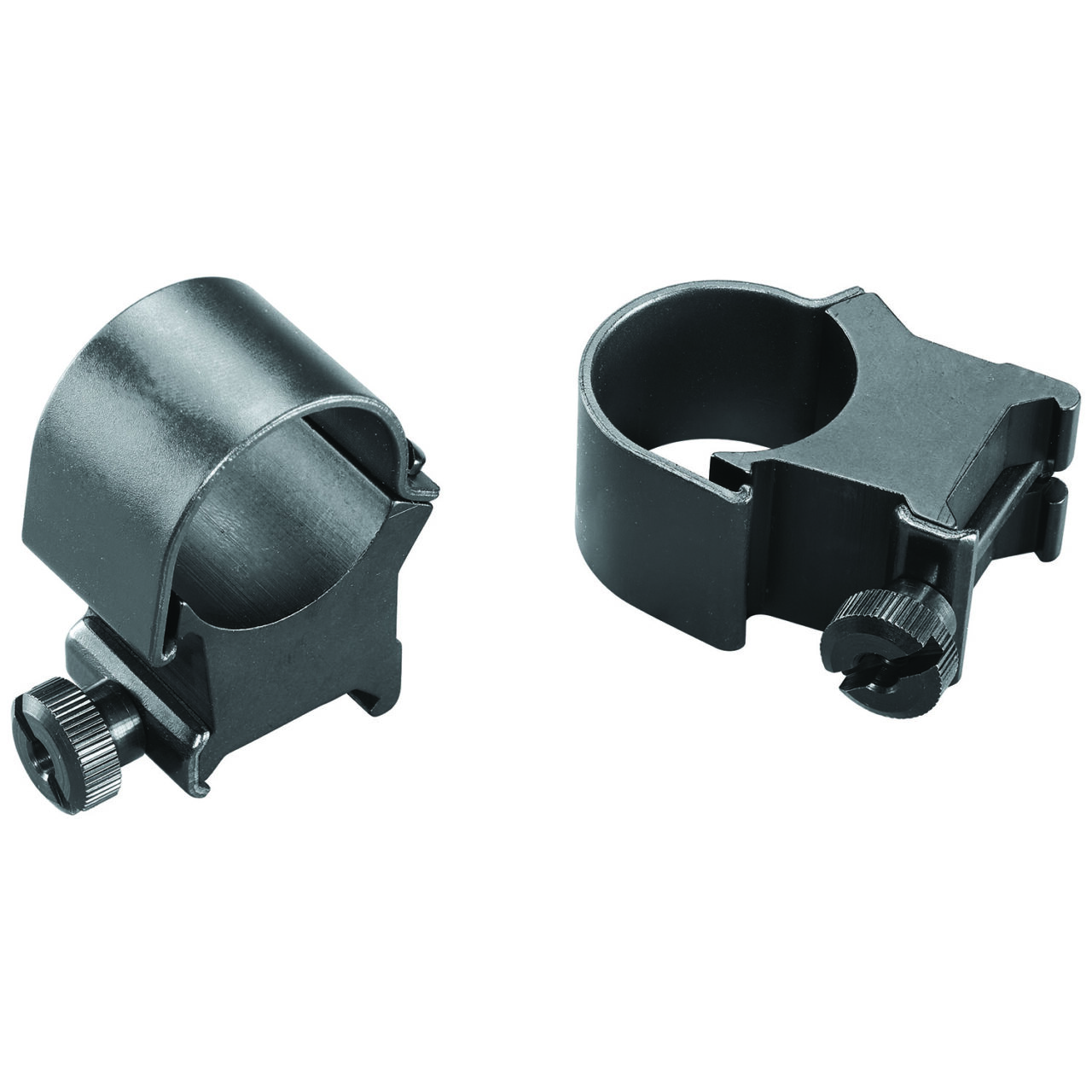 Weaver Mounts 49044 Top Mount Scope Ring Set Matte Black Aluminum 1" Tube Extra High Quick Detach