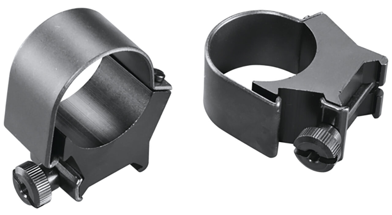 Weaver Mounts 49120 Top Mount Scope Ring Set Matte Black Aluminum 30mm Tube High Quick Detach