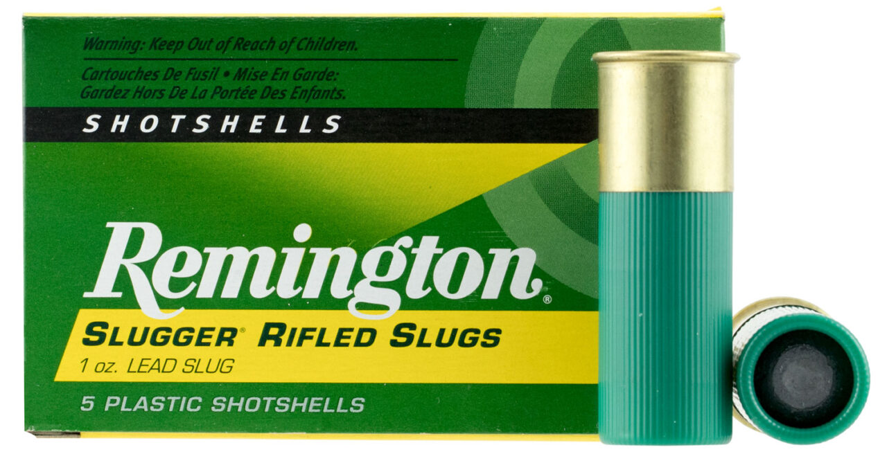 Remington Ammunition 20300 Slugger 12 Gauge 2.75" 1 oz 1560 fps Riflesd Slug Shot 5 Bx/50 Cs