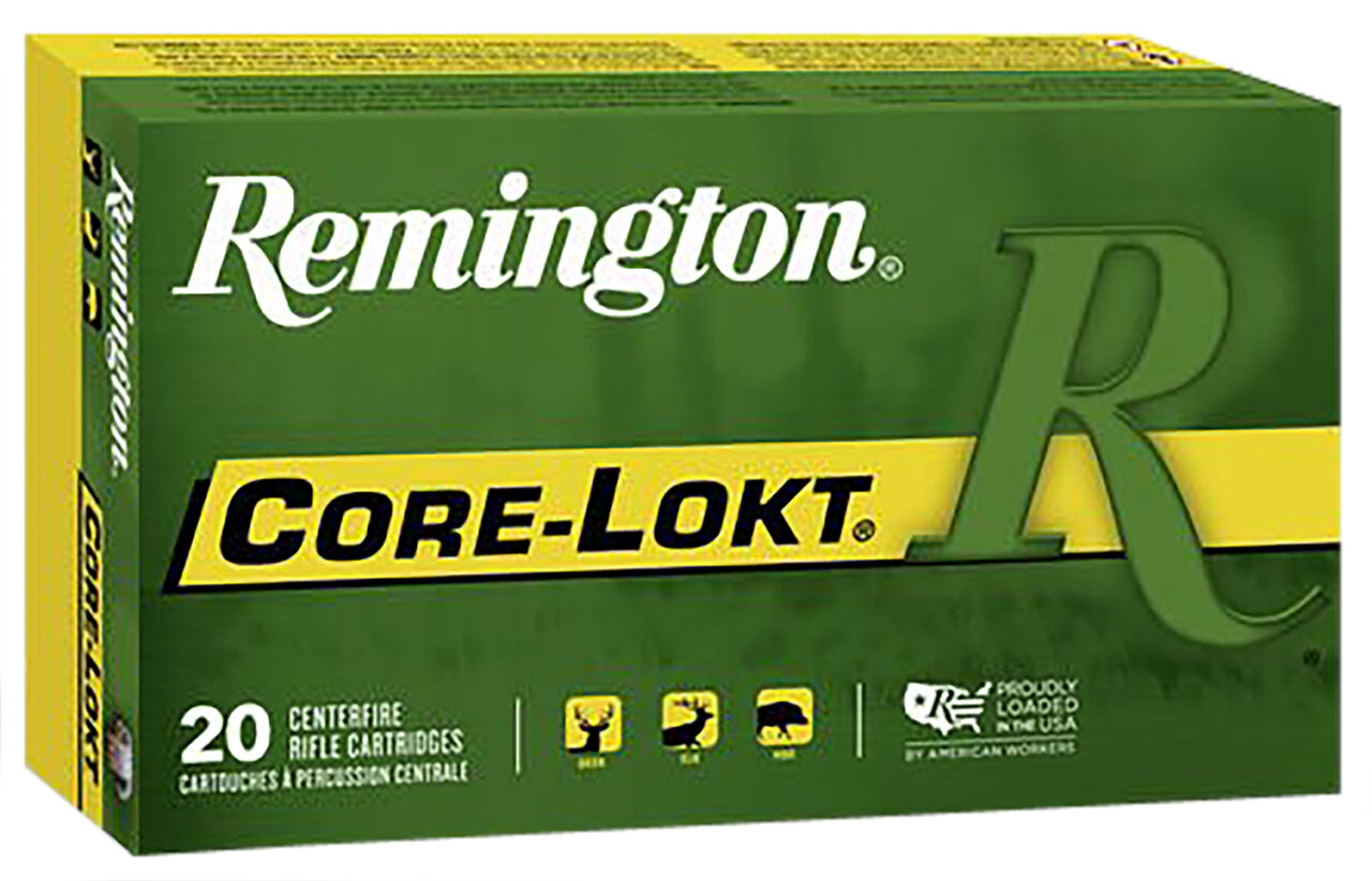Remington Ammunition 22189 Core-Lokt 338 Win Mag 225 gr Pointed Soft Point (PSP) 20 Per Box/ 10 Cs