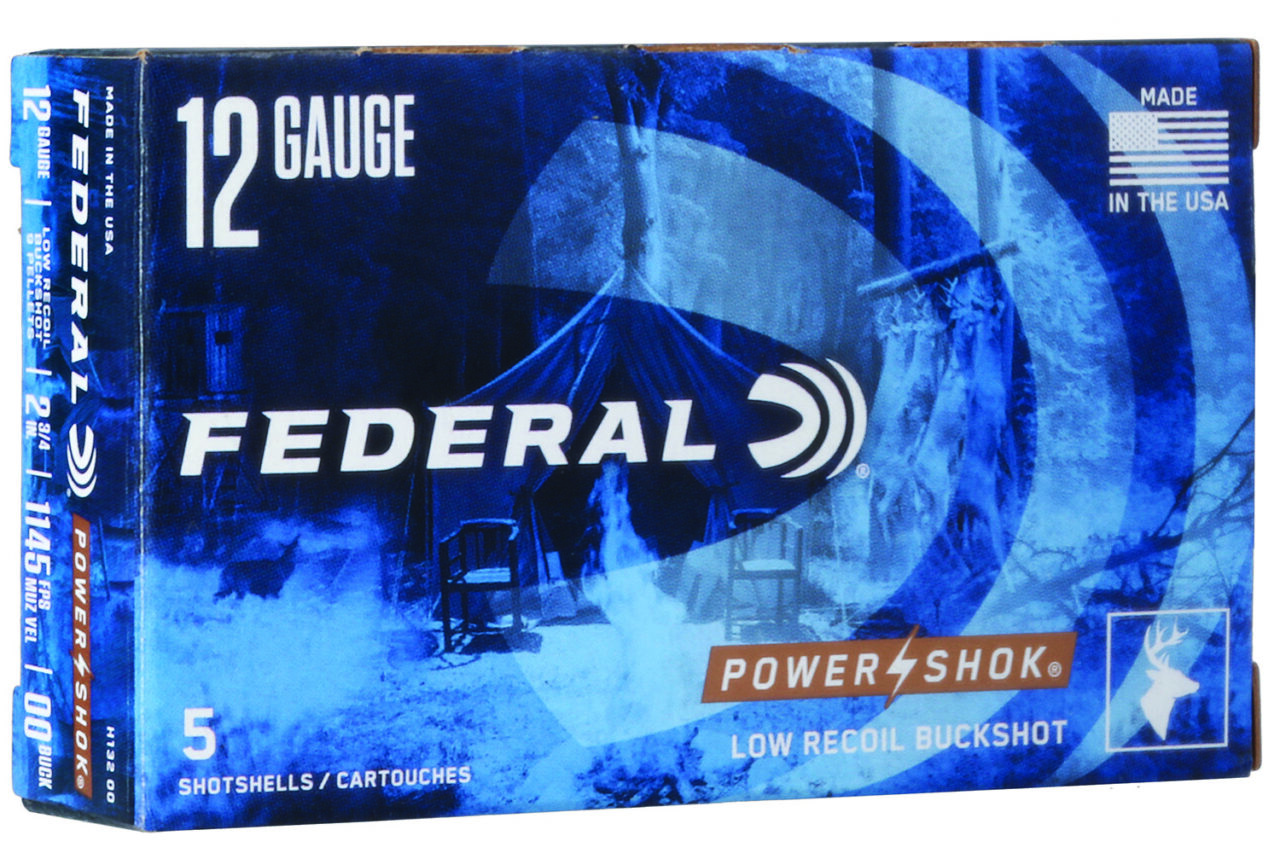 Federal H13200 Power-Shok Low Recoil 12 Gauge 2.75" 9 Pellets 1 3/16 oz 00 Buck Shot 5 Per Box/ 50 Cs - Image 2