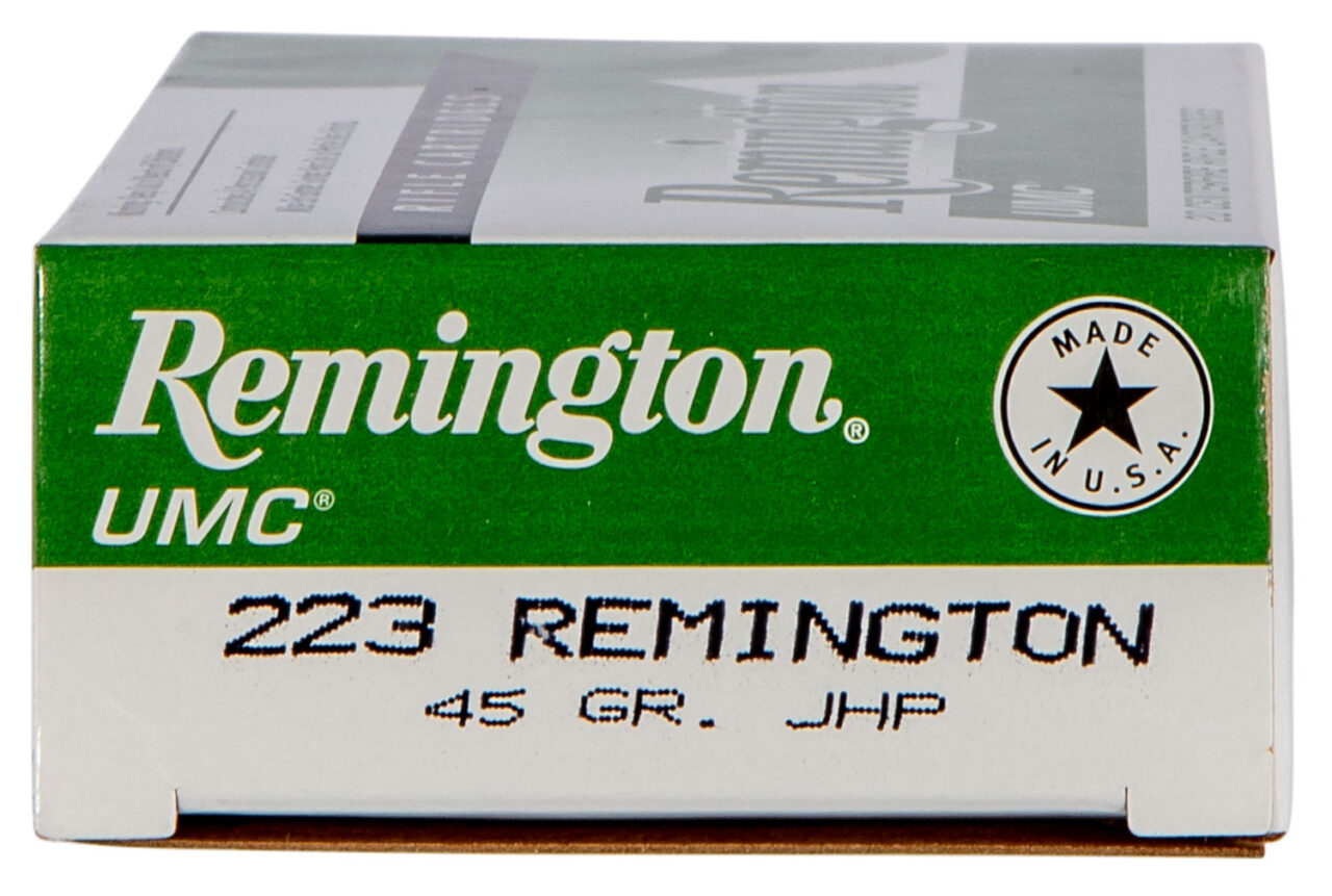 Remington Ammunition 23748 UMC 223 Rem 45 gr Jacketed Hollow Point (JHP) 20 Per Box/ 10 Cs - Image 2