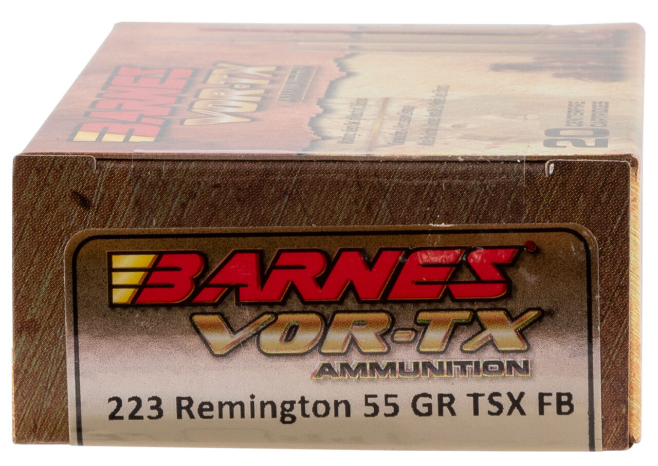 Barnes Bullets 21520 VOR-TX Rifles 223 Rem 55 gr, Barnes TSX Flat Base (TSXFB), 20 Per Box/ 10 Cs - Image 2