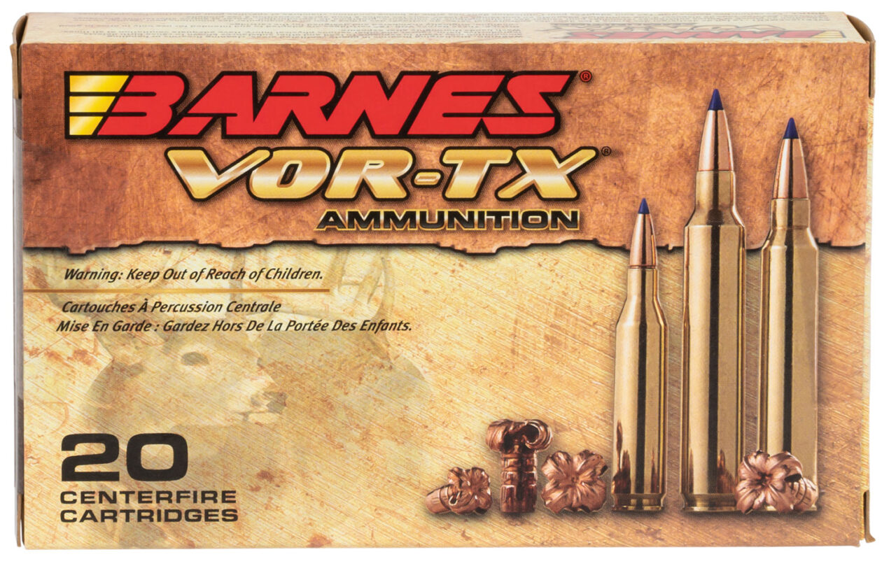 Barnes Bullets 21531 VOR-TX Rifles 30-06 Springfield 150 gr, Tipped TSX Boat-Tail, 20 Per Box/ 10 Cs