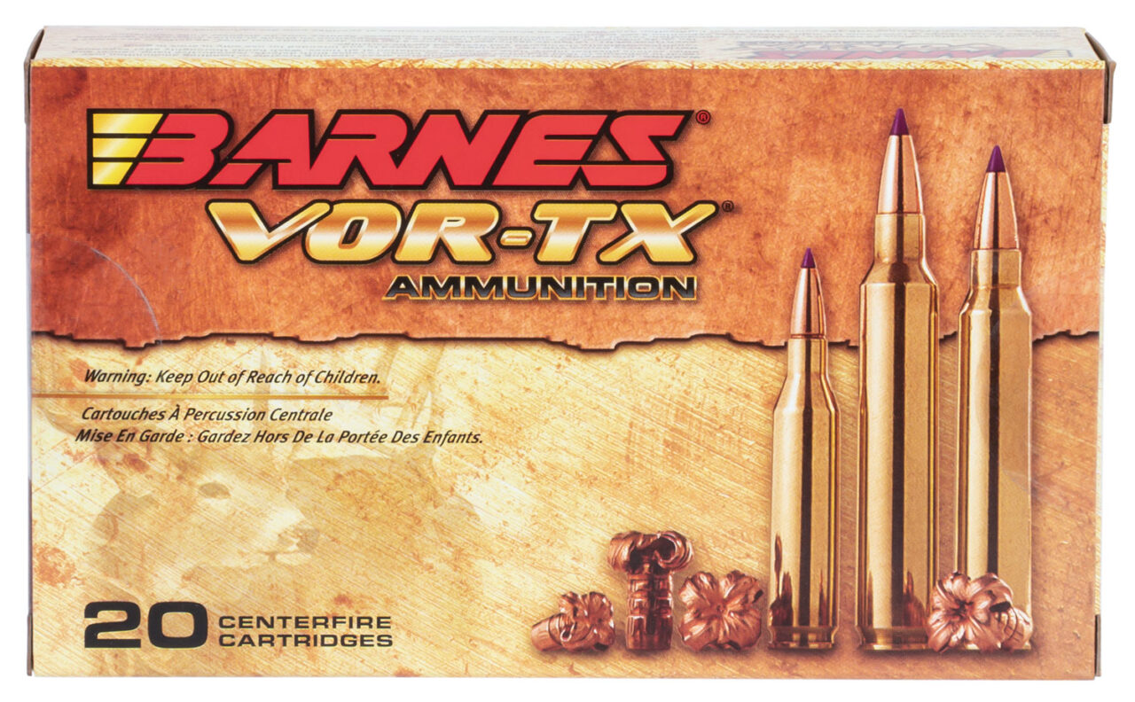 Barnes Bullets 21542 VOR-TX Rifles 338 Win Mag 225 gr, Tipped TSX Boat-Tail, 20 Per Box/ 10 Cs