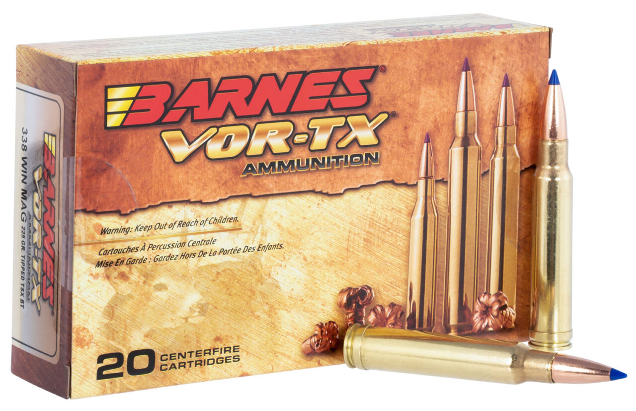 Barnes Bullets 21542 VOR-TX Rifles 338 Win Mag 225 gr, Tipped TSX Boat-Tail, 20 Per Box/ 10 Cs - Image 2