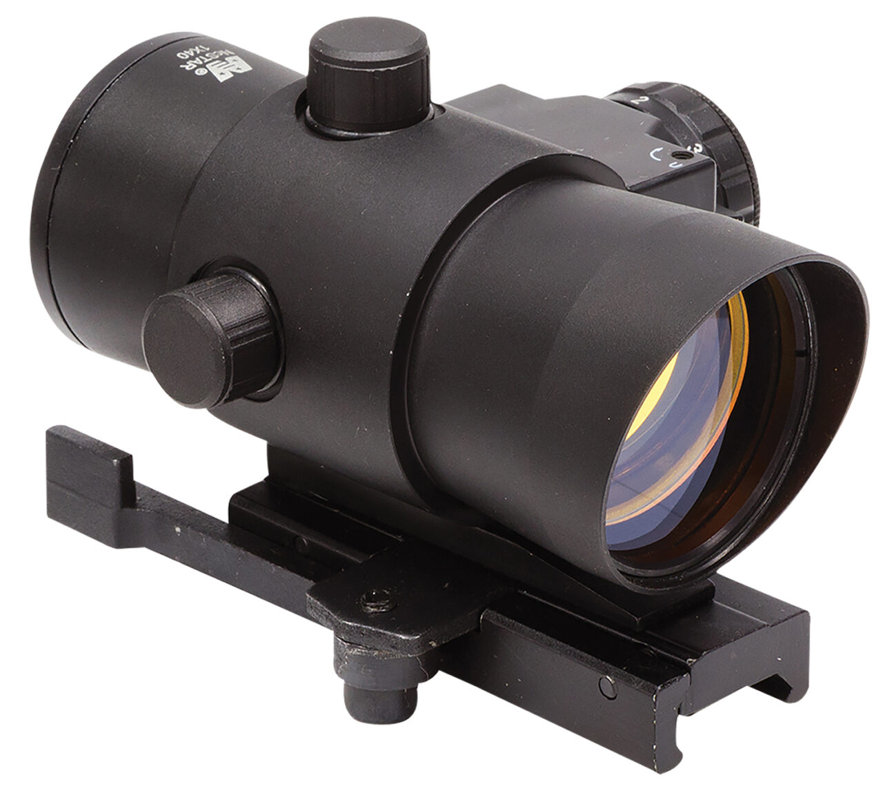 NcStar DLB140R 40mm Red Dot with Red Laser Black Anodized 1x40mm 3 MOA Red Dot Reticle Integrated Red Laser