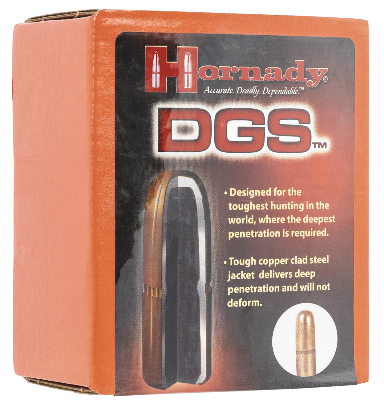 Hornady 5051 DGS 505 Cal .505 525 gr Dangerous Game Solid (DGS)