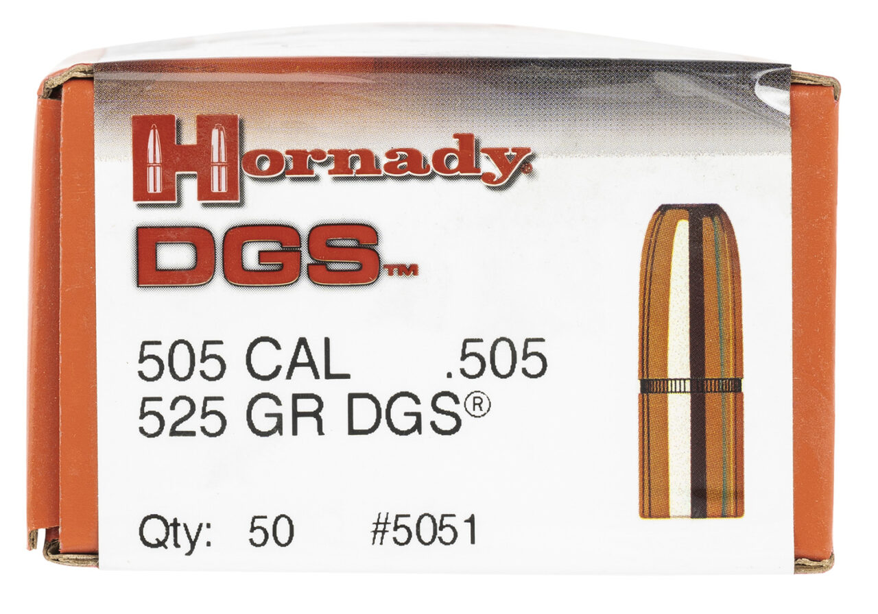 Hornady 5051 DGS 505 Cal .505 525 gr Dangerous Game Solid (DGS) - Image 2