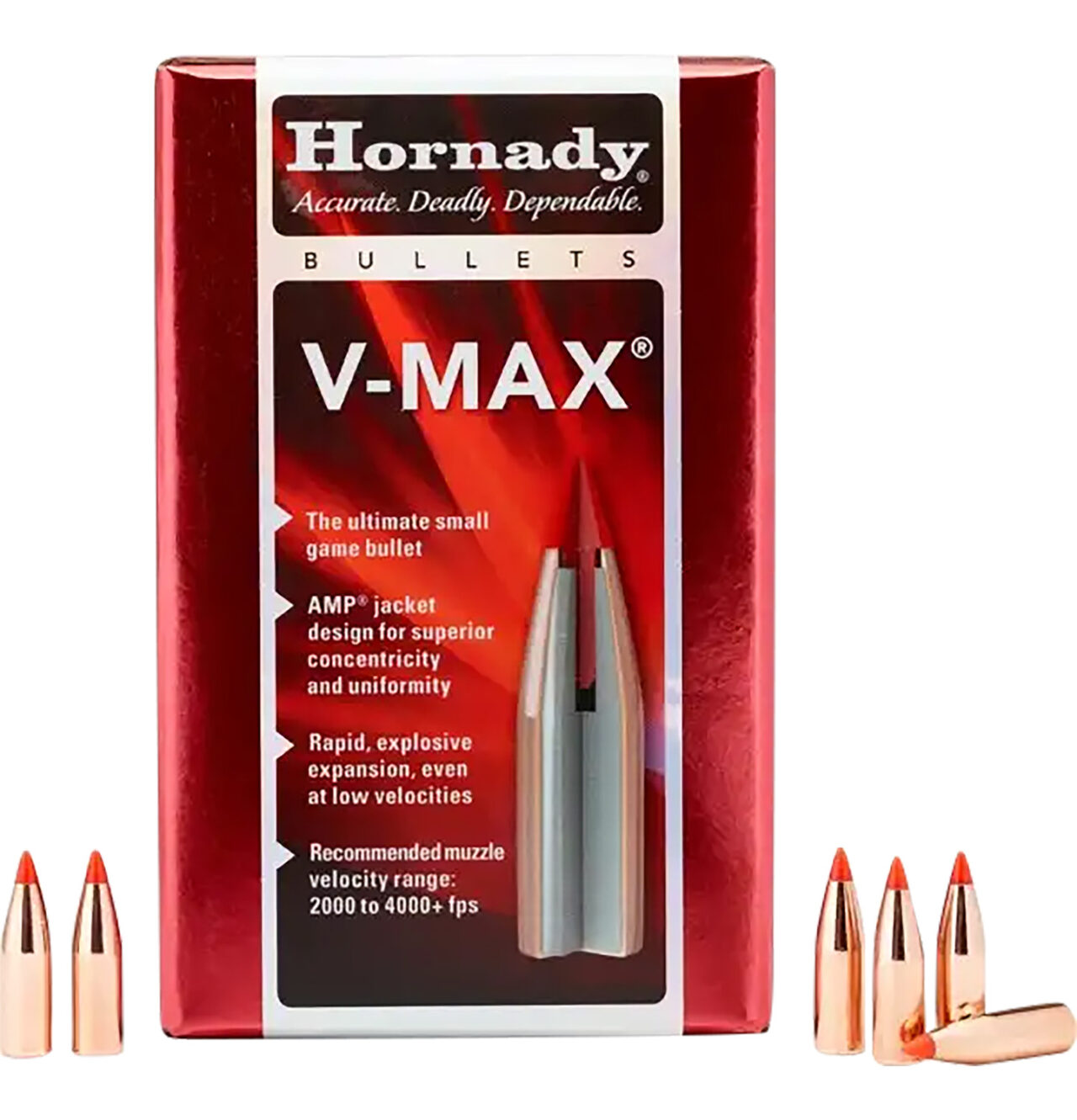 Hornady 22265 V-Max 22 Cal .224 53 gr V-Max