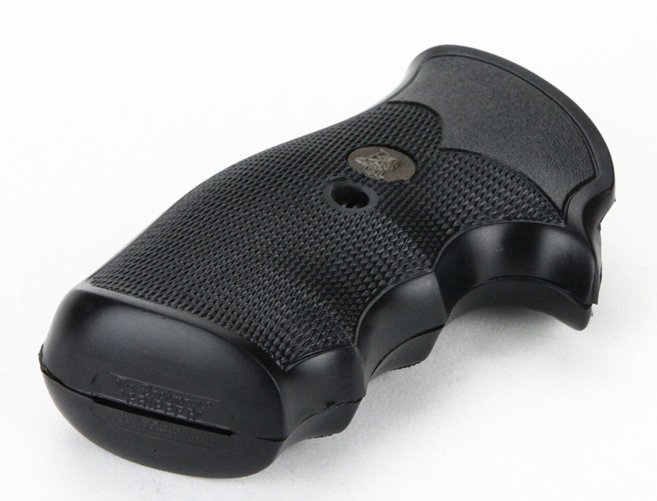 Pachmayr 03264 Gripper Grip Checkered Black Rubber with Finger Grooves for S&W K/L Frame with Square Butt - Image 2