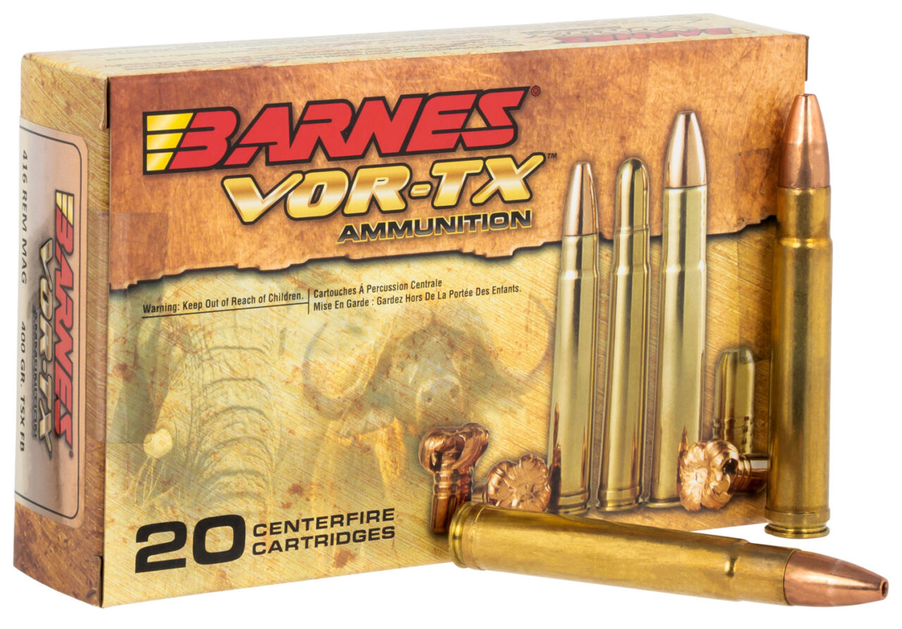 Barnes Bullets 22017 VOR-TX Safari 416 Rem Mag 400 gr, Barnes TSX Flat Base (TSXFB), 20 Per Box/ 10 Cs - Image 2