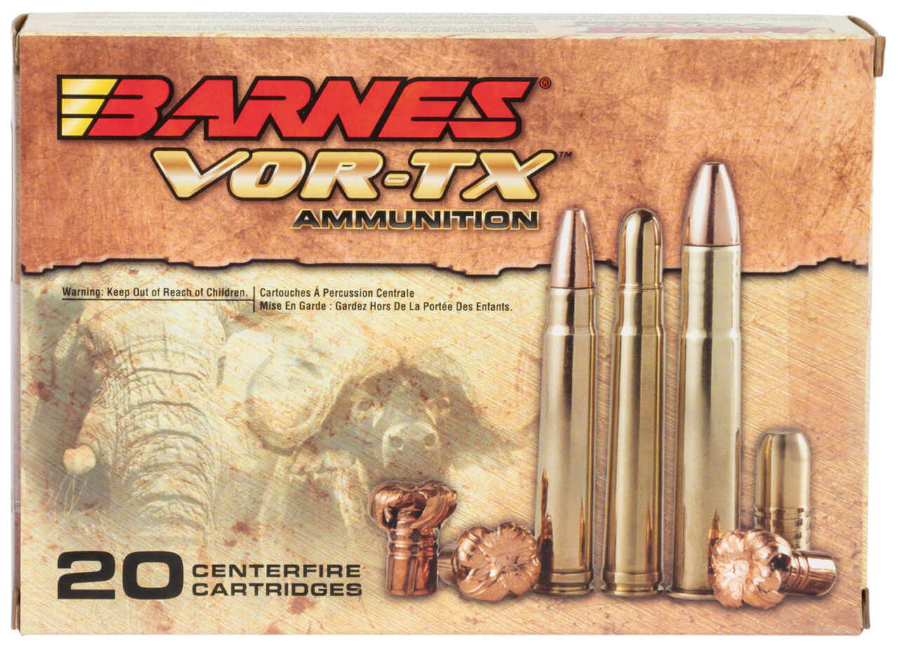 Barnes Bullets 22035 VOR-TX Safari 416 Rigby 400 gr, Round Nose Banded Solid, 20 Per Box/ 10 Cs