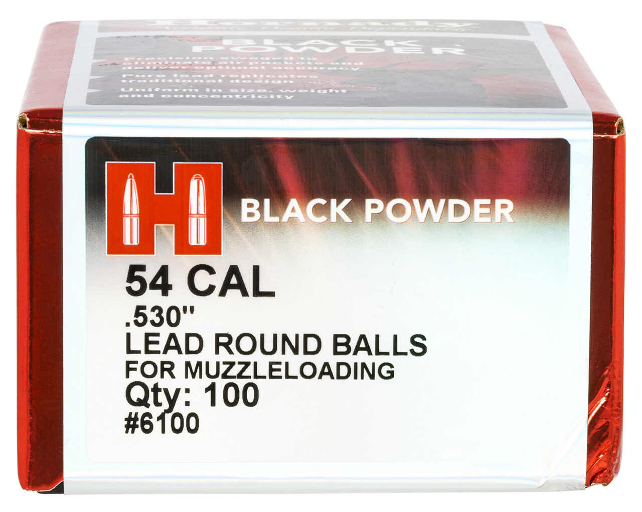 Hornady 6100 Lead Balls 54 Cal Lead Ball 100 - Image 2