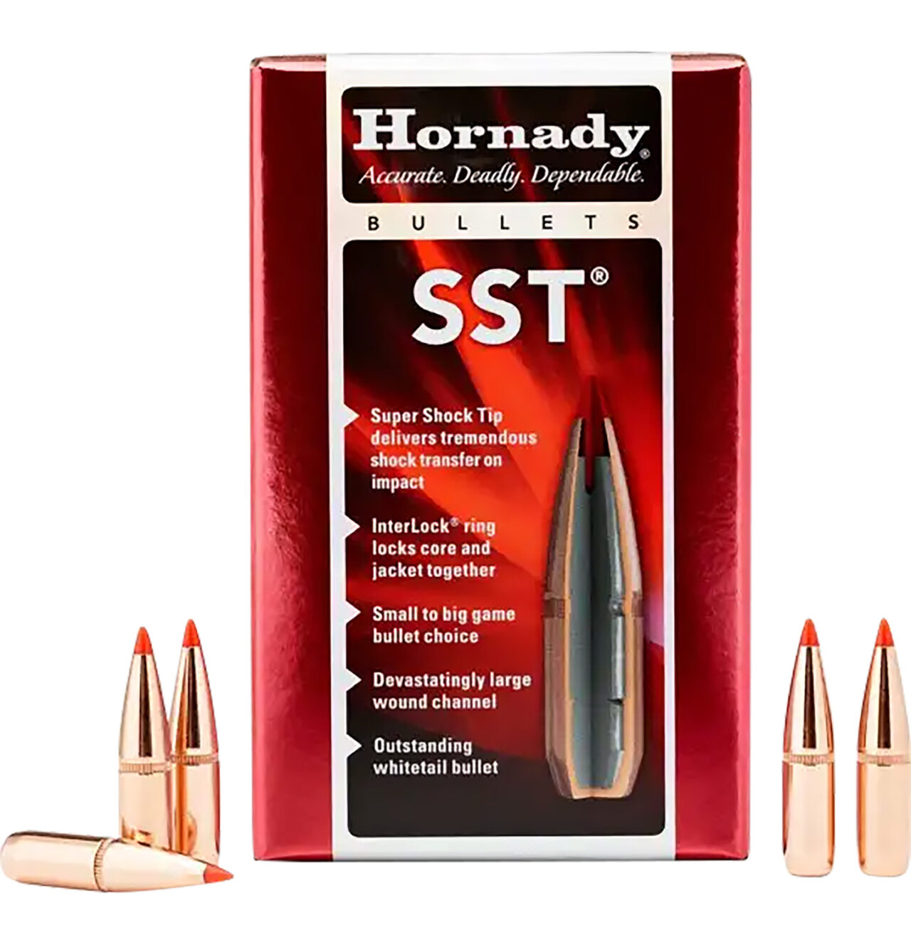 Hornady 27302 SST 270 Cal .277 130 gr Super Shock Tip (SST)