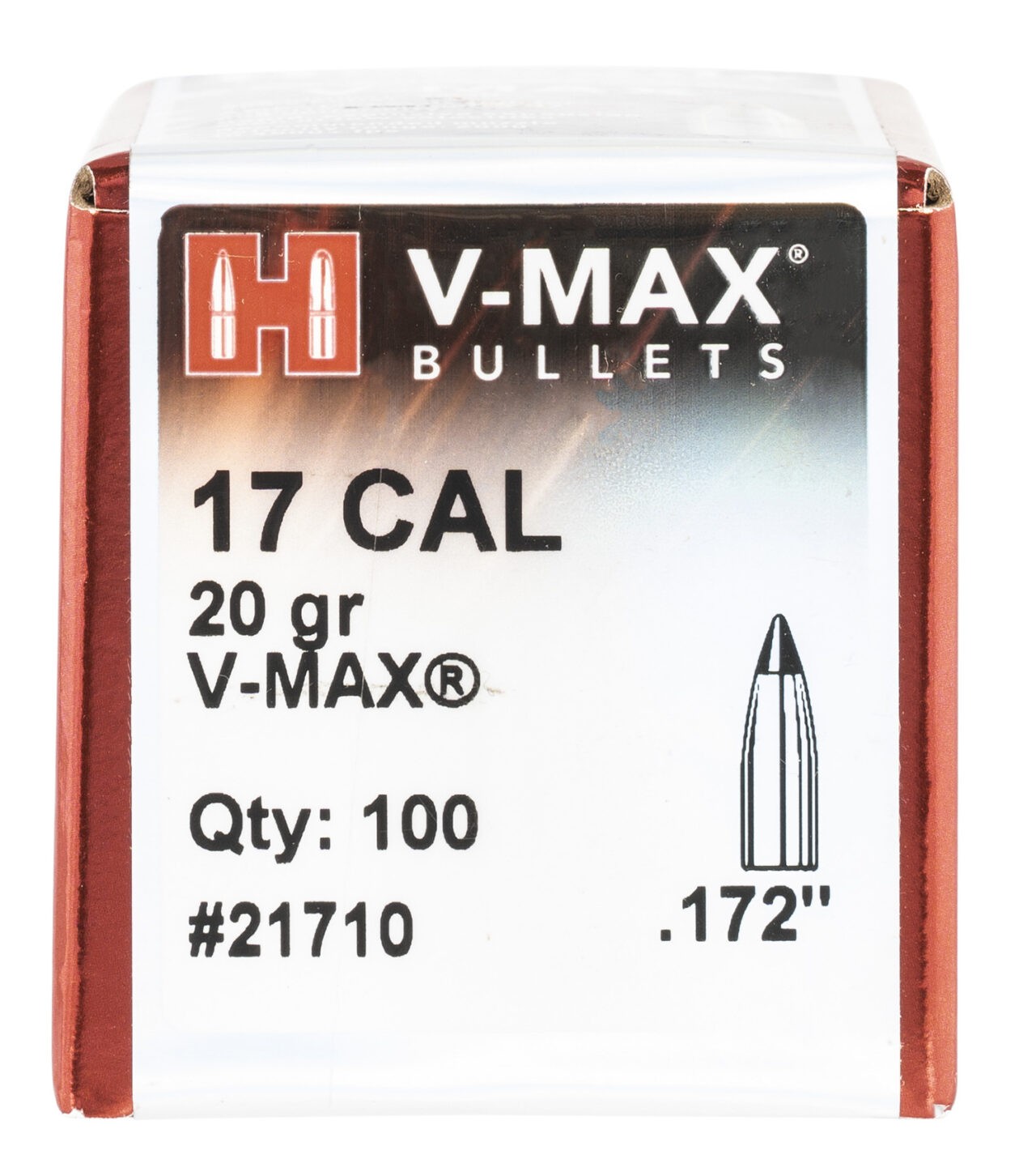 Hornady 21710 V-Max 17 Cal .172 20 gr V-Max - Image 2