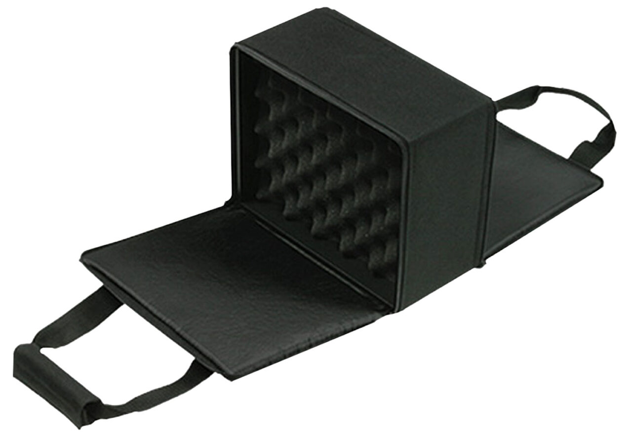 Bulldog BD522 Hard-Sided Pistol Case made of Water-Resistant Nylon with Black Finish, Fur Lining, Egg Crate Foam, Velcro Accessory Pocket & Double Locking Zipper Holds up to 4 pistols 11" x 9" x 6" Interior Dimensions