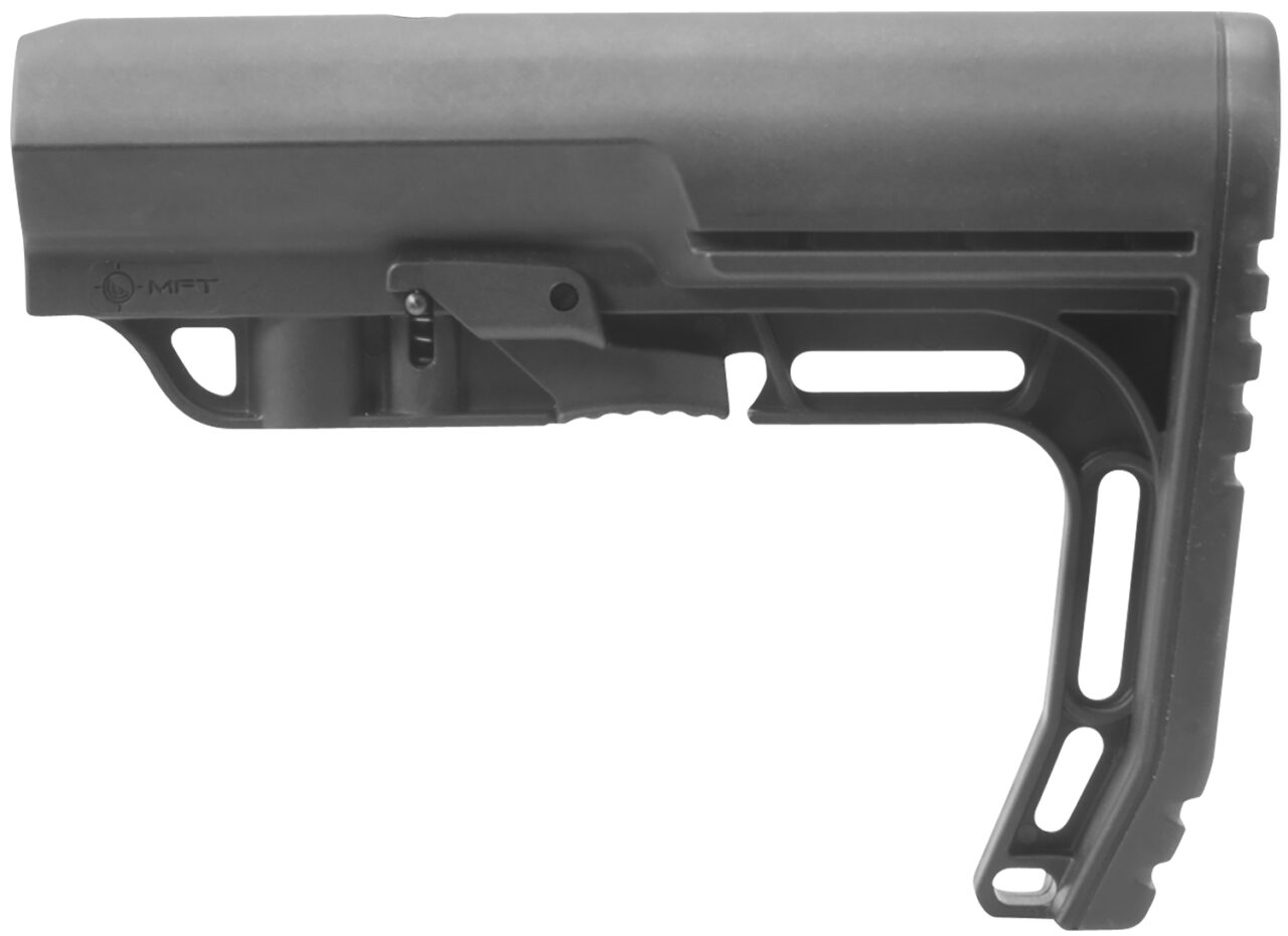 Mission First Tactical BMS Battlelink Minimalist Stock Collapsible Black Synthetic for AR-15, M16, M4 with Commercial Tubes (Tube Not Included) - Image 2