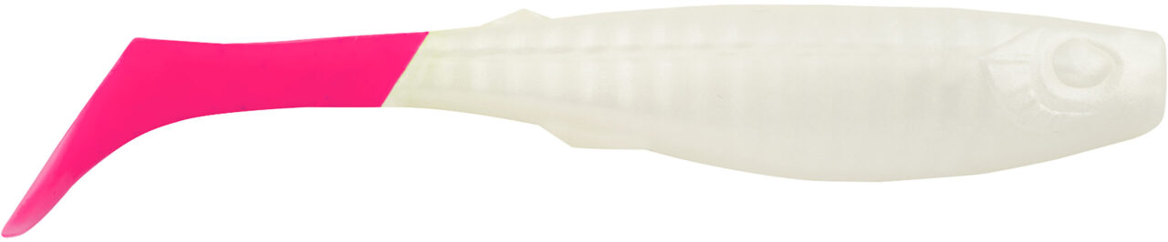 BERKLEY GULP! SW PADDLESHAD 4in 4bg PRL WHT/PINK