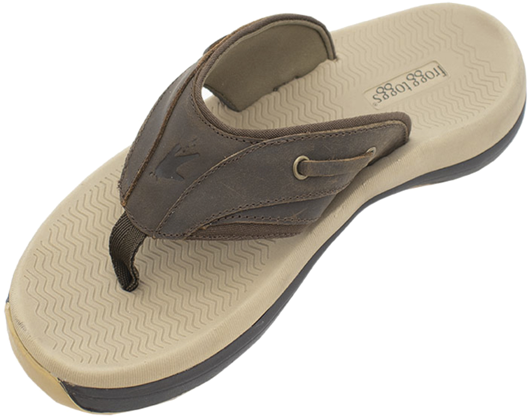 FROGG TOGGS SANDAL BOARDWALK BROWN/TAN MENS sz08