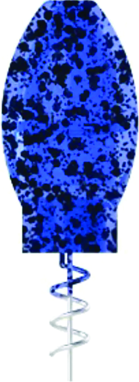 FLOATZILLA CRAW HEAD TRANSLUCENT BL/BLK GLITTER 4pk