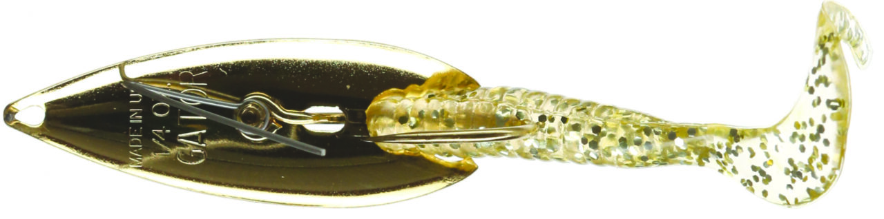 WEEDLESS SPOON 1/4oz GOLD w/GOLD WORM