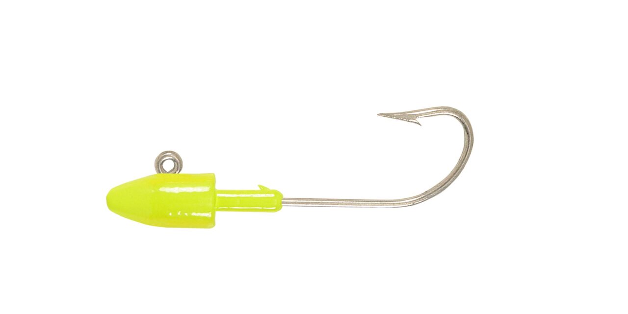 KING JIG HEADS 3oz 4pk CHARTREUSE