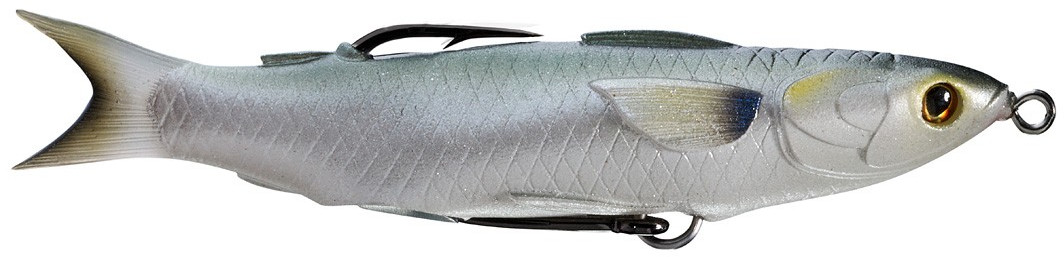 LIVE TARGET HOLLOW BODY MULLET 1/2oz 4 1/2in SILVER