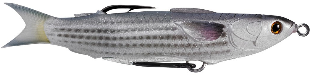 LIVE TARGET HOLLOW BODY MULLET 1/2oz 4 1/2in NATURAL/BLACK