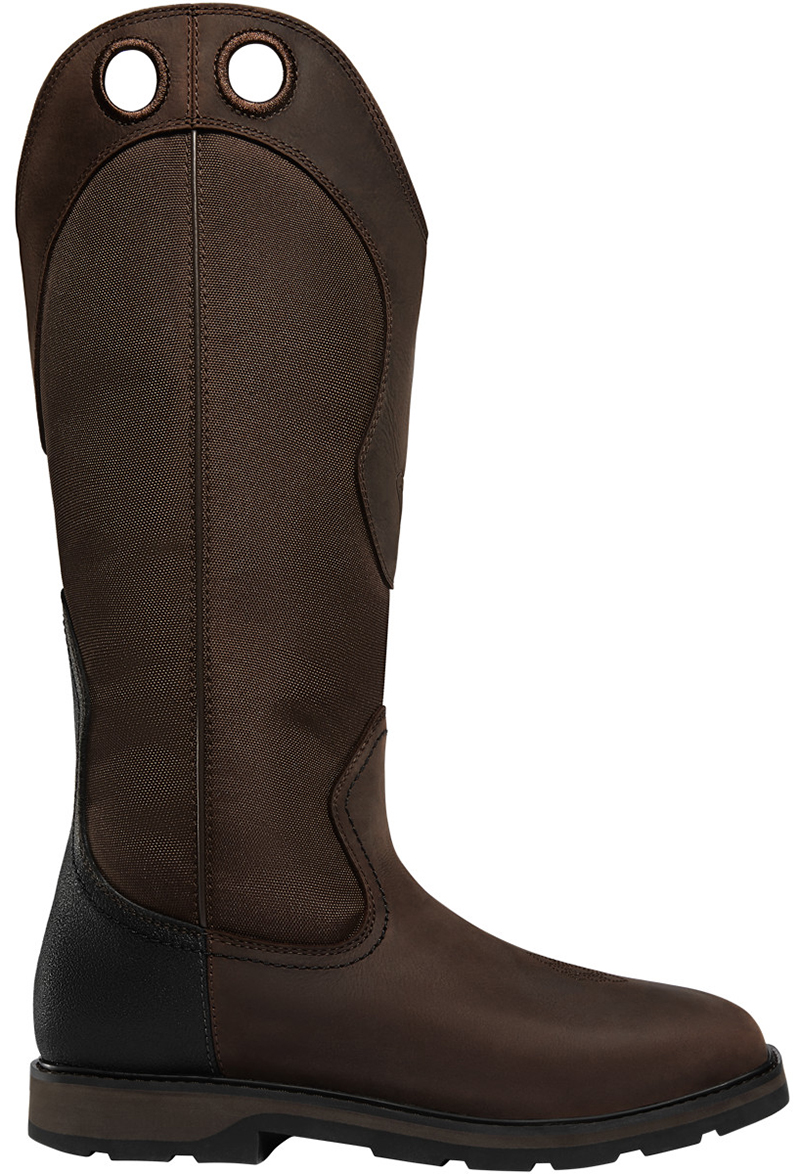 LaCROSSE SNAKE COUNTRY BOOTS BROWN WATERPROOF 17in sz12