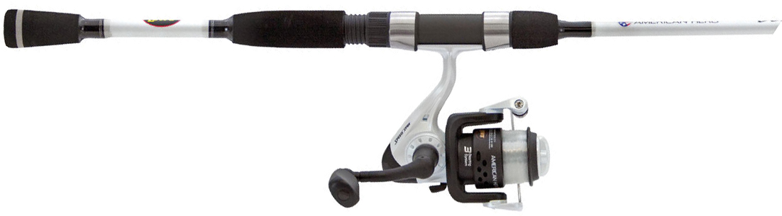 LEWS AMERICAN HERO WE GO COMBO SPINNING 6ft M 2pc w/LINE