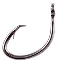 Owner Mutu Light Circle Hook Tournament BLK Chrome 5PK