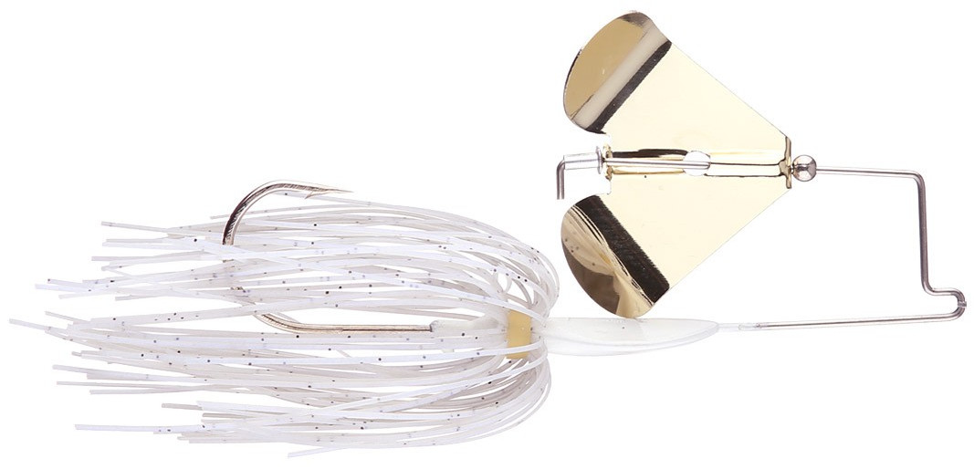 PROTOTYPE LURES GUERRILLA 3/8oz WHITE/GOLD BLADE