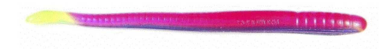 ROBOWORM FAT STRGHT TAIL WORM 4.5in 10pk MORNING DAWN/RED FL