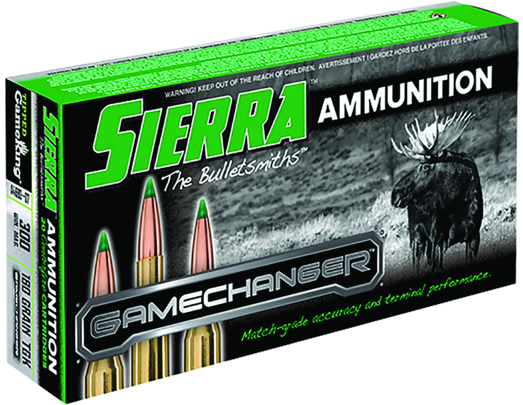SIERRA RIFLE AMMO GAMECHANGER 300 Win MAG 180GR TGK