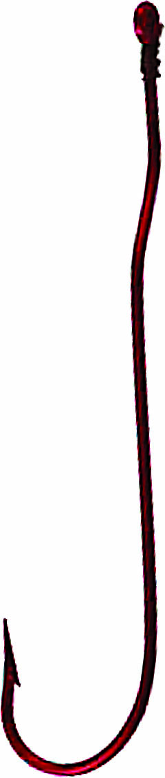 TURN HOOK-HEADER PACK RED FINE WIRE 6ct