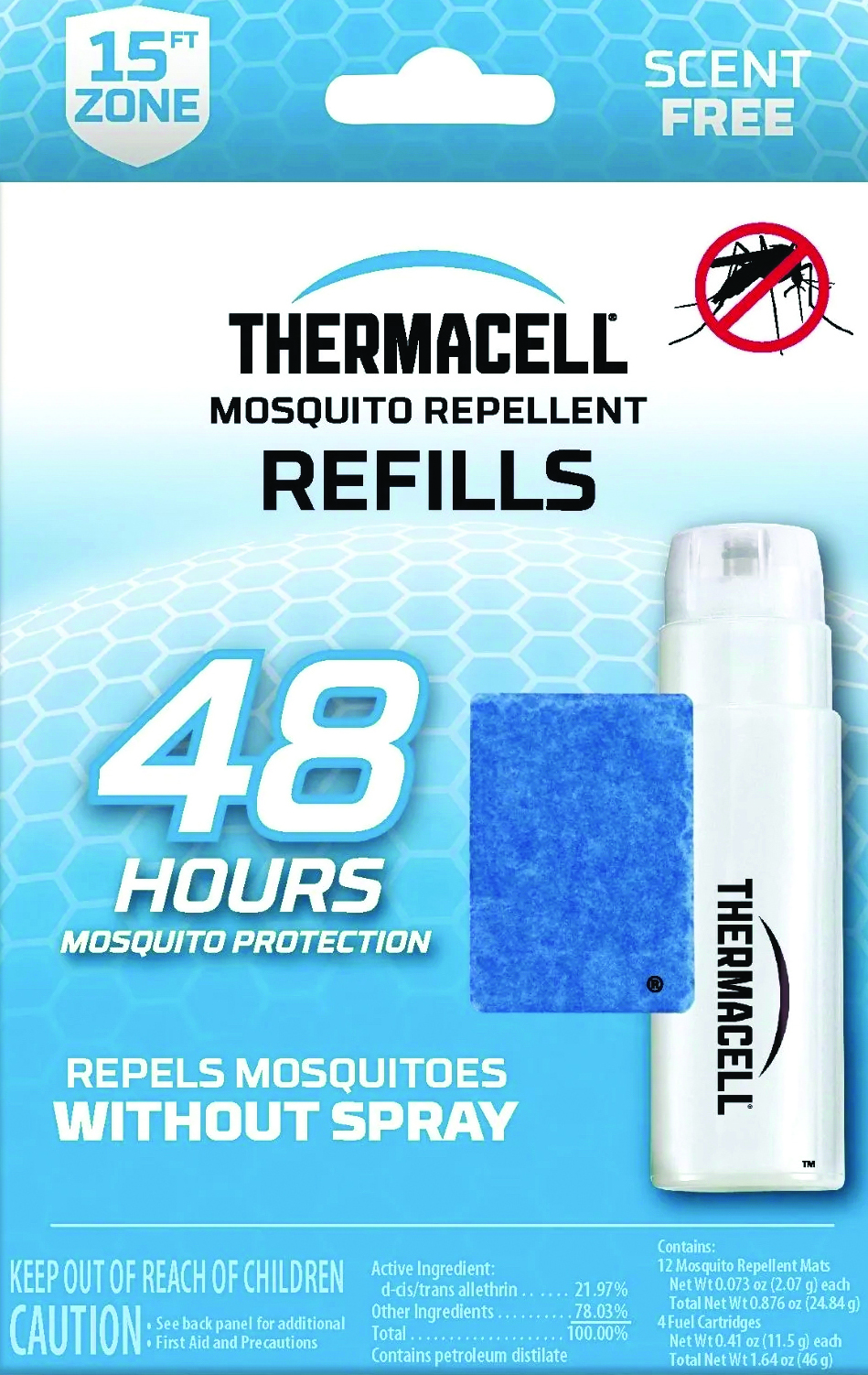THERMACELL MAT REFILLS 48 HOURS