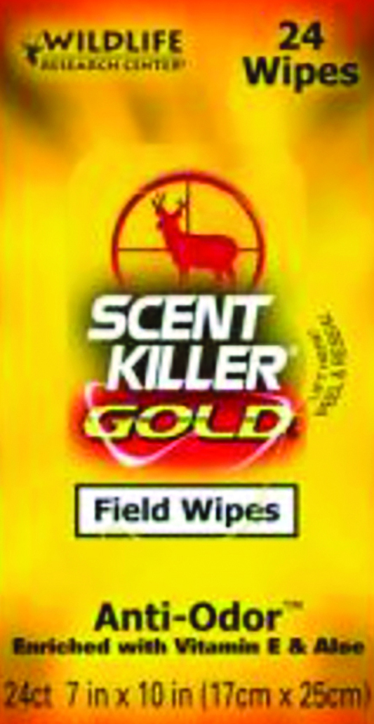 WILDLIFE SCENT ELIMINATION 12pk GOLD WASHCLOTHS