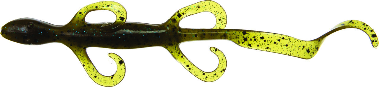 LIZARD 6in 9bg GREEN PUMPKIN BLUE