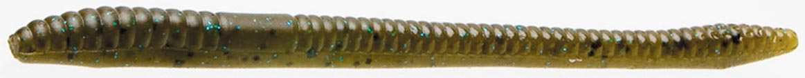 ZOOM FINESSE WORM 4.75in 20bg GREEN PUMPKIN/BLUE