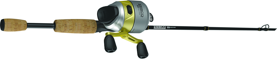 ZEBCO PREMOUNT COMBO SPINCAST 33 GMAX 6ft6in MH 2pc